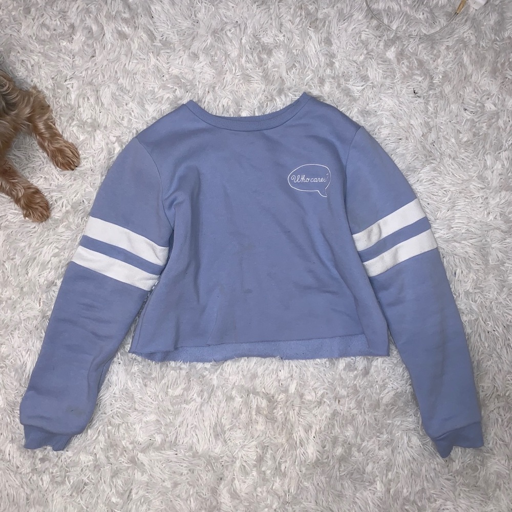 F21 Blue stripped sweater